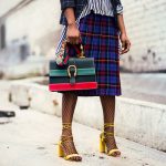 Woman Holding Leather Handbag